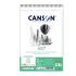 Скицник със спирала CANSON 1557, за молив, въглен, пастел, мастило, A5+,180 г/кв.м, light grain,30 л 1