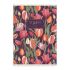 Тетрадка LASTVA Tulips, A4, 52 л., линиран офсет 80 г, корица 300 г, мат ламинат, релефно фолио 1
