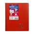 Тетрадка със спирала Clairefontaine Koverbook, А5+, 80 л., линиран офсет 90 г, PP подвързия, червена 1