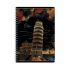 Тетрадка със спирала LASTVA Gold City, A5, 60 л., линиран офсет 70 г, мат ламинат, златни елементи 4
