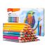 Цветни моливи Deli Color Emotion EC00235, триъгълно тяло, 36 цвята, в метална кутия 1