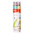 Цветни моливи Deli Enovation EC112-24, триъгълно тяло, 24 цвята, в тубус 1