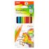 Цветни моливи Deli Enovation EC113-12, триъгълно тяло, 12 цвята 1